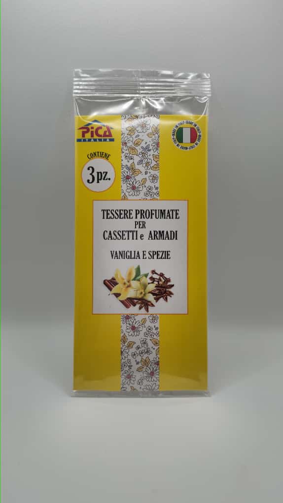 TESSERE PROFUMATE PER CASSETTI E ARMADI