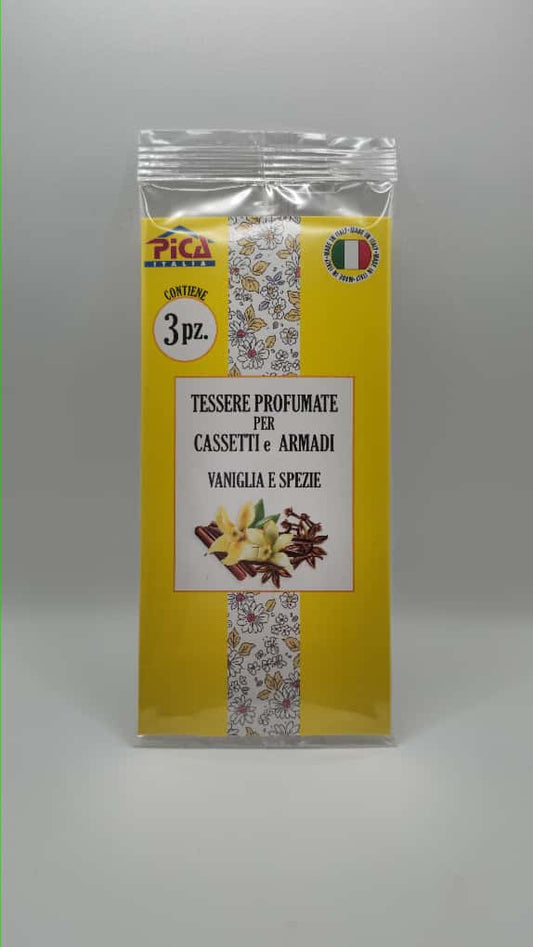 TESSERE PROFUMATE PER CASSETTI E ARMADI