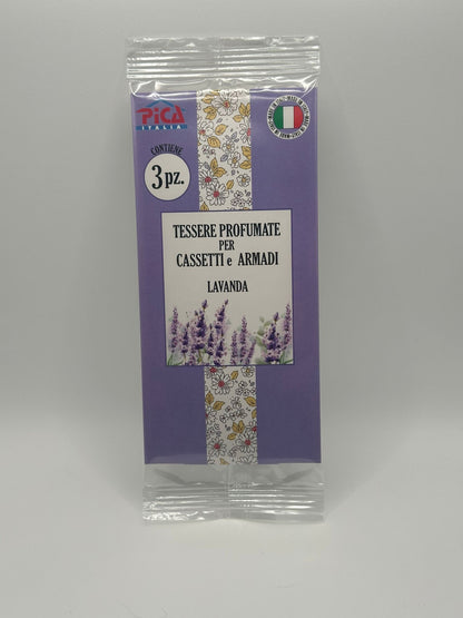 TESSERE PROFUMATE PER CASSETTI E ARMADI