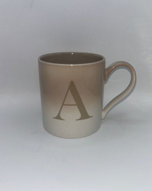 TAZZA MUG CON LETTERA A