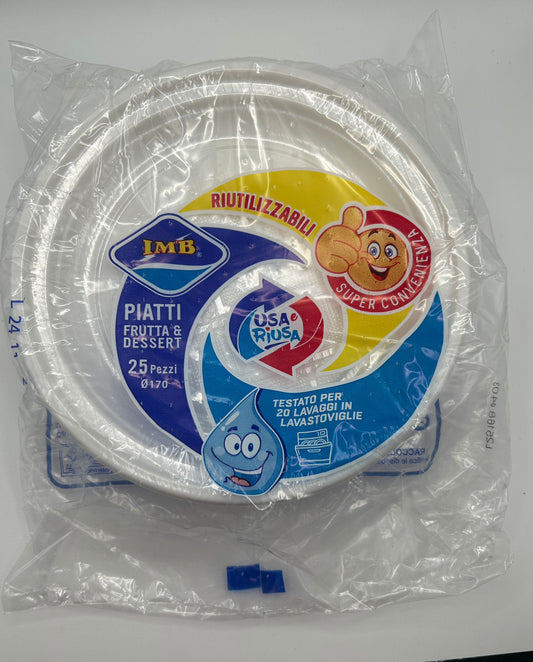 PIATTI DESSERT 25 PZ